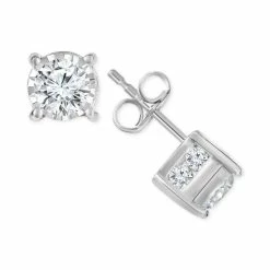 Best Pirce 🎉 TruMiracle Diamond Stud Earrings (1 Ct. T.w.) In 14k White, Yellow Or Rose Gold 👍