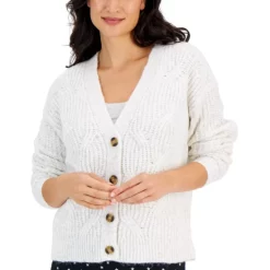 Best deal 👍 Style & Co 👩 Women's Brushed-Knit Print Sweater, Created For Macy's Camo Print ⌛