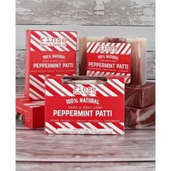 Wholesale 😍 Rinse Bath & Body Co. Peppermint Patti Soap Bar Red 🧨