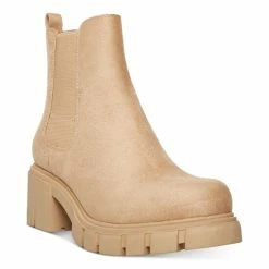 Coupon 🔔 Madden Girl Tessa Lug Sole Chelsea Booties Black 😉