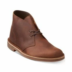 Promo 😀 Clarks Men's Bushacre 2 Chukka 🥾 Boots Beeswax ✔️