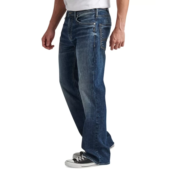 Coupon ❤️ Silver 👖 Jeans Co. Men's Zac Relaxed Fit Straight Leg 👖 Jeans Indigo 🌟 - Image 4