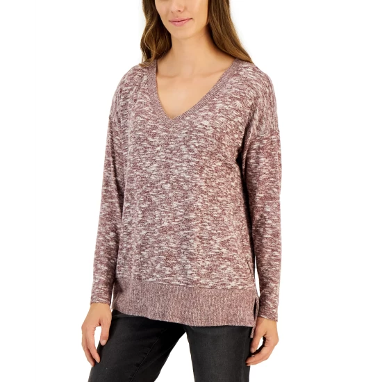 Best Pirce ⭐ Style & Co 👩 Women's Curvy Destructed Girlfriend 👖 Jeans, Created For Macy's Menagerie Wash 🛒 - Image 7