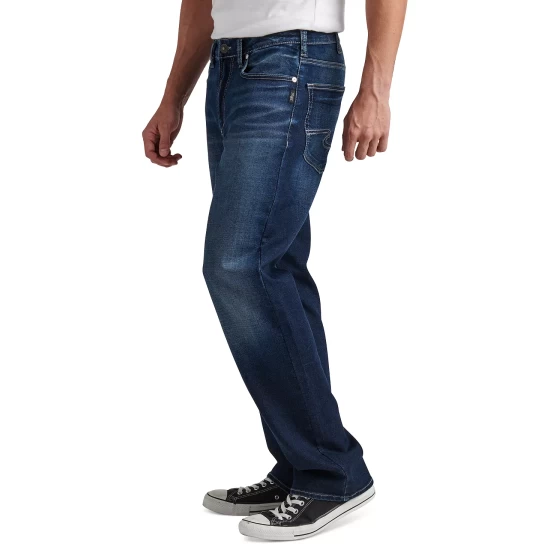 Brand new 🌟 Silver 👖 Jeans Co. Men's Grayson Easy Fit Straight Leg 👖 Jeans Indigo 💯 - Image 4